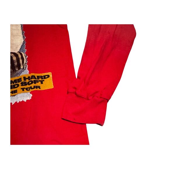 Billie Eilish 2024 “Hit Me Hard and Soft” Tour Long Sleeve Shirt – Red – Size S - Picture 4 of 4